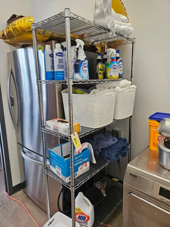 Wire 5 Tier Shelf, 36"x14"x72"