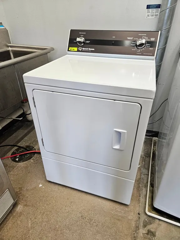 Speed Queen Commercial Heavy Duty + Sanitize Dryer, Model ADE3SRGS177TW01, 1 PH Electric