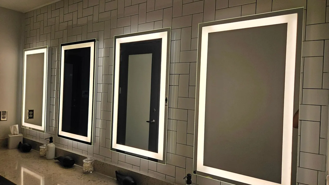 7 Lighted Mirrors, 21"x36"