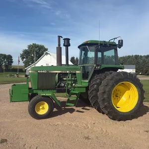 1980 John Deere 4440  2 WD Tractor, 7570 Hrs, Quad Range, 3 Point, Dual Hyd, PTO, 18.4-38 Rear with Duals, 10.00-16 Fronts, One Owner Tractor