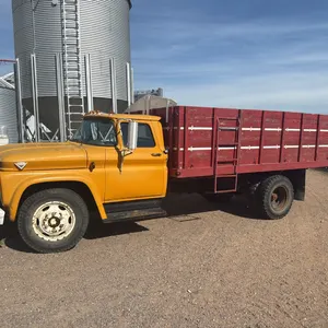 1963 GMC Single Axle Grain Truck, 119,146 Miles, 5 Speed Manual Transmission, Wood Box, Gas