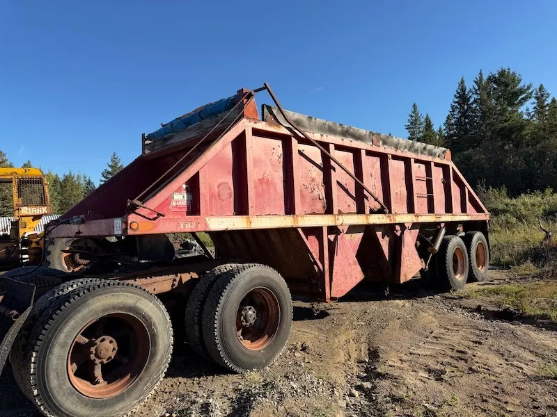 1993 Arne's Twin Hopper Belly Dump Trailer