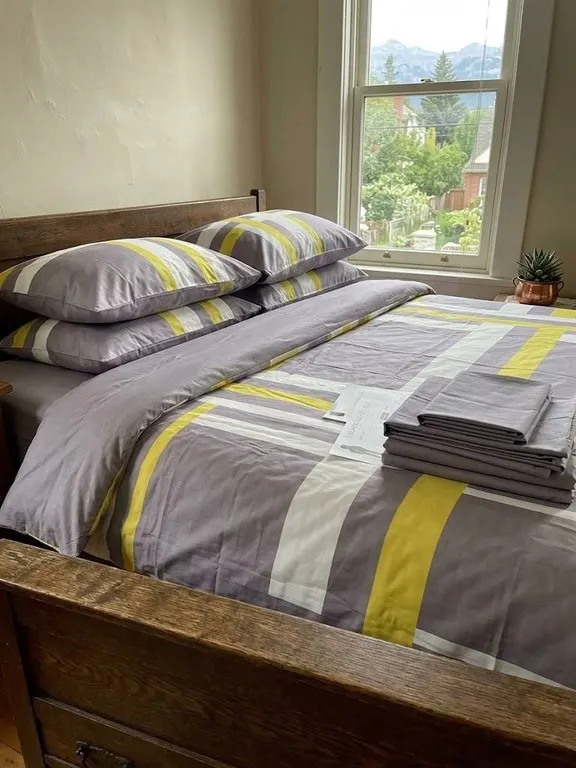 Comfy Bamboo World Queen 4-Piece Sheet Set **Stock image may not be exact**