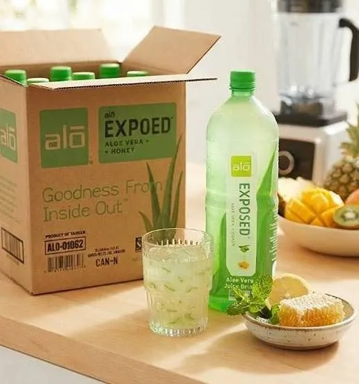 Alo Exposed Aloe Vera Juice Drink 6 x 1.5L Bottle