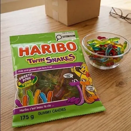 Haribo Twin Snakes 12-Pack 175g Bags