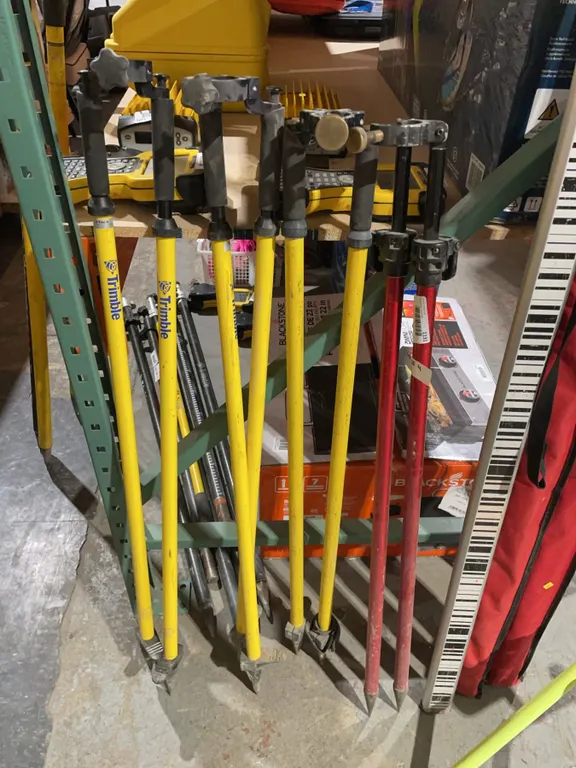 4 Trimble Survey Prism Poles