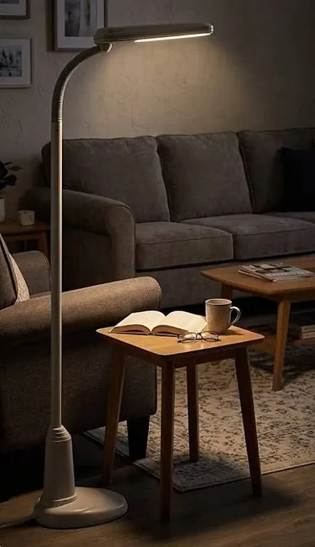 OttLite 24W Classic Floor Lamp Dove Gray