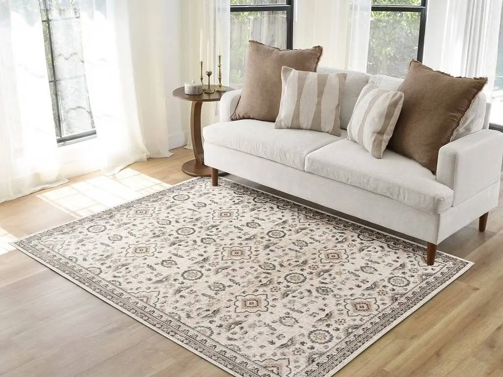 Thomasville Finlay Area Rug Bahiti Cream 5'3" x 7'
