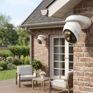 Tapo Outdoor Pan/Tilt Security 4K Wi-Fi Cameras 2-Pack