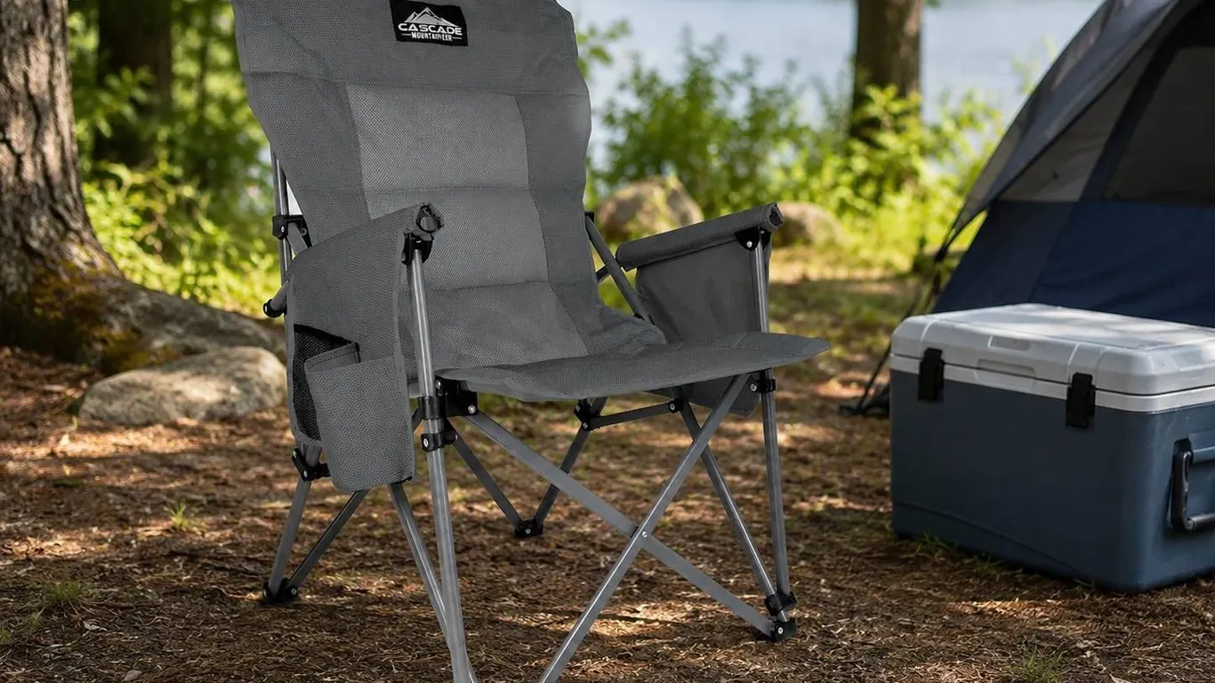 Cascade Mountain Tech Padded Camp Chair