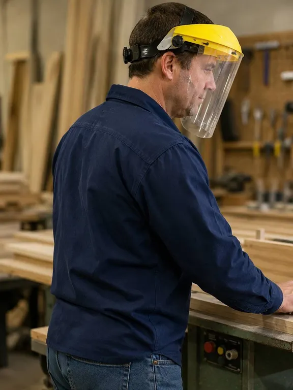 TR Industrial Adjustable Headgear Face Shield