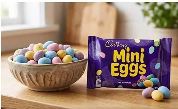 Cadbury Mini Eggs Candy 24 x 33g Bag