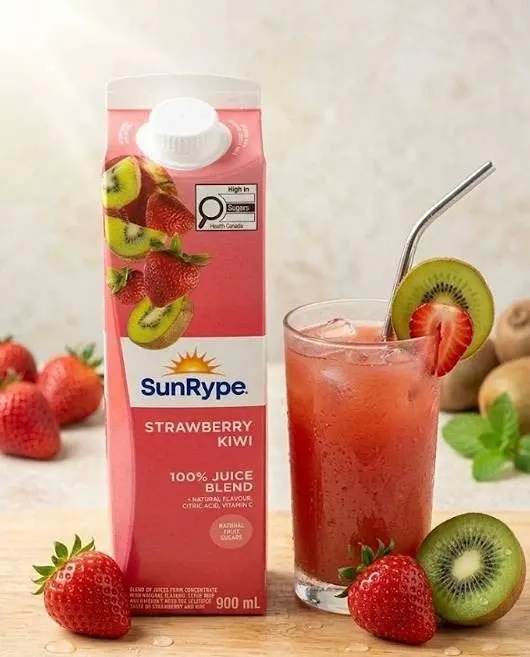 SunRype Strawberry Kiwi Juice, 12 x 900ml