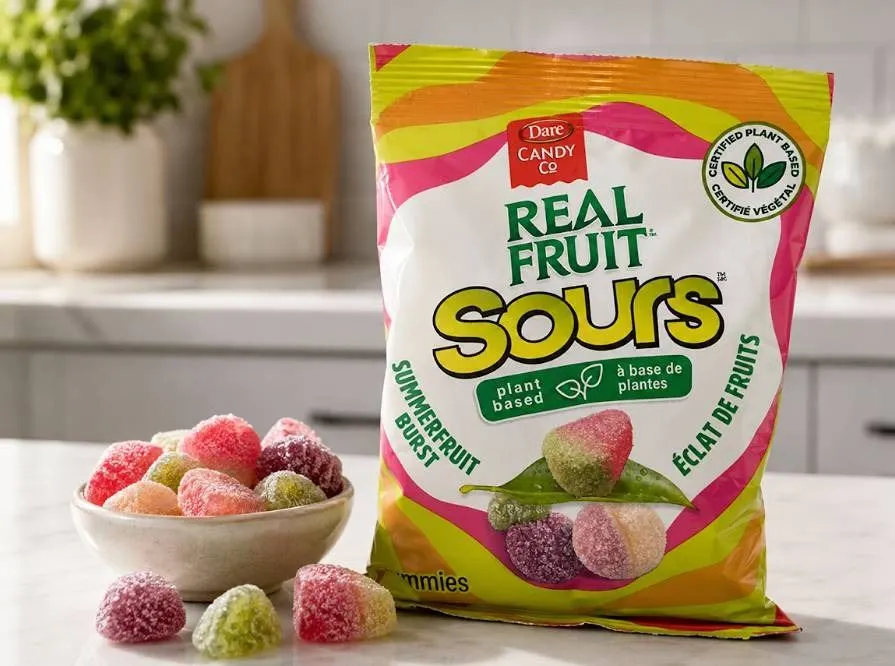 Candy Co. Real Fruit Sours Gummies 12 x 180g