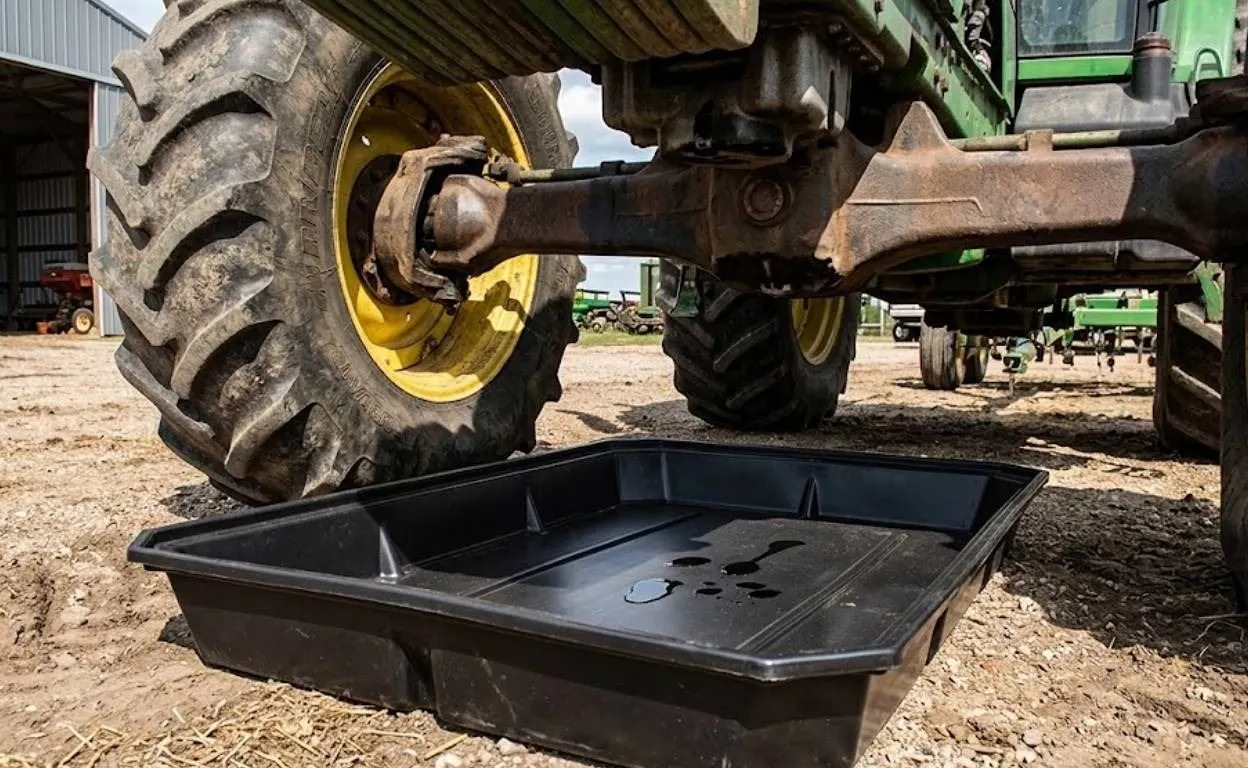 124x90x18 in Drip Tray