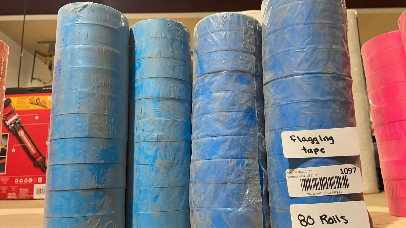 Blue Flagging Tape, 80 Rolls