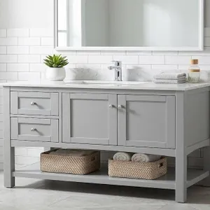 Co-op Gold 42" Daisy Vanity Grey
