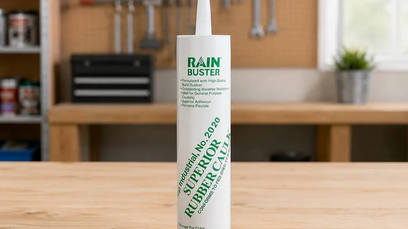 Rain Buster No. 200 White Rubber Caulk 36pcs