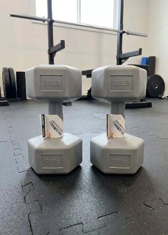 Pallet Lot of 36 Sets of EXGO 20lb Hex Dumbbells