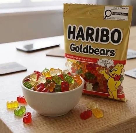 Haribo Goldbears 175g Gummy Candy Bag x 12