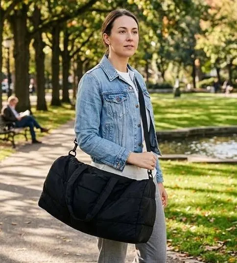 MYTAGALONGS Black Duffle Bag
