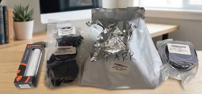 Lot of MIRA Safety Dosimeter and TAPR Kit Components