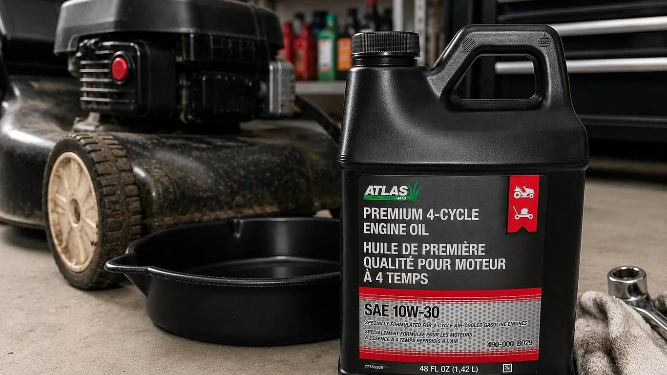 Atlas SAE 10W-30 4-Cycle Engine Oil, 6 x 1.42L