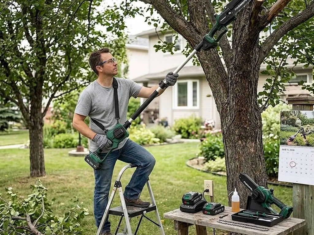 PAOWAFOL 2-in-1 Electric 6 Inch Pole Saw