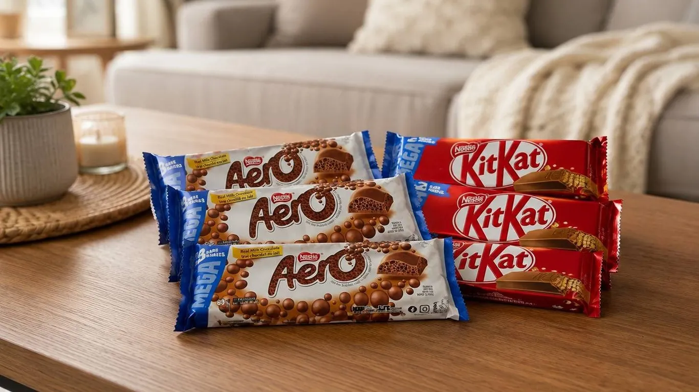 Lot of Nestlé Aero and KitKat Bars