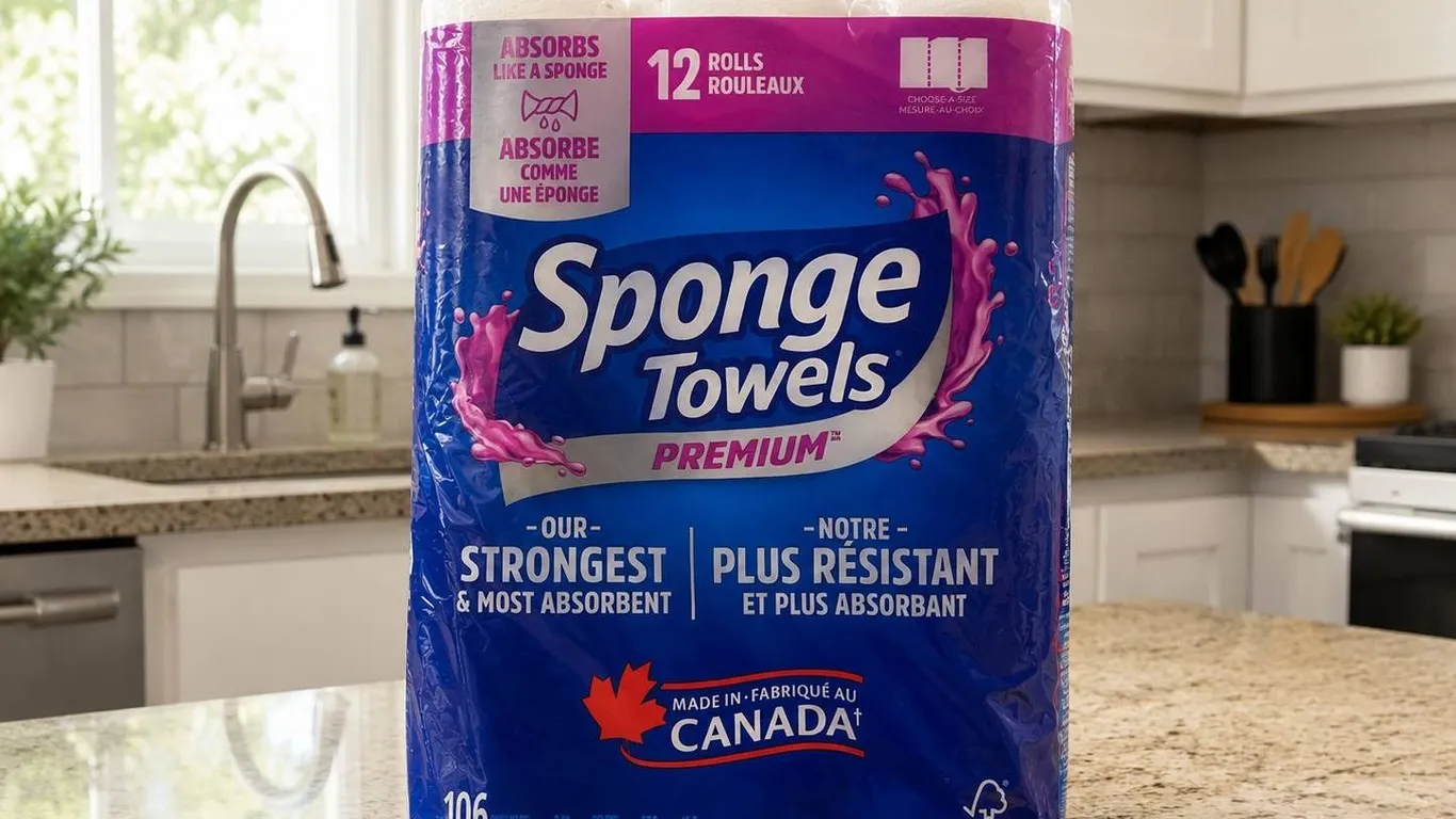 Sponge Towels Premium Paper Towels 12 Rolls
