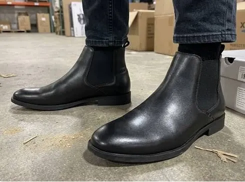 Ted Baker Black Leather Chelsea Boots Size 10
