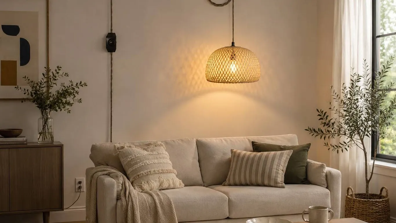 NANEE Bamboo Pendant Lamp Shade