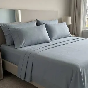 COMFY Bamboo World 4-Piece King Sheet Set