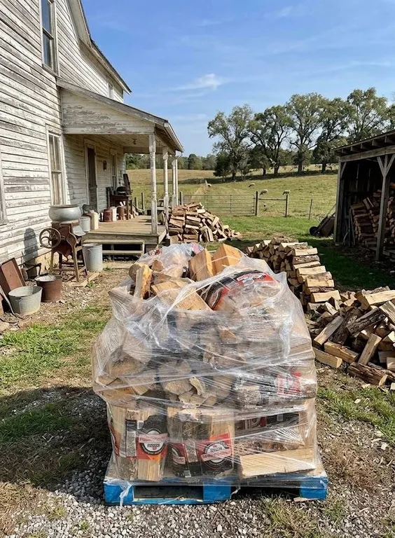 Pallet of Firemaster Premium Packaged Firewood