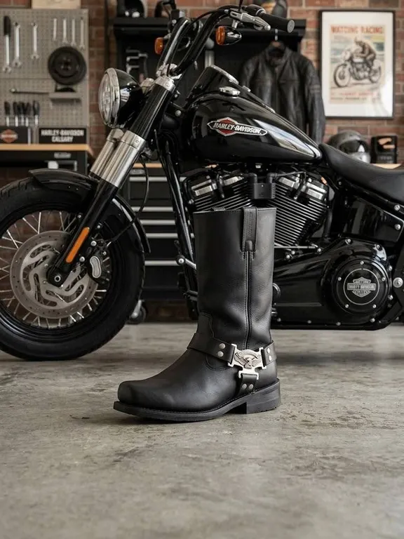 Harley-Davidson Men's Leather Boots Size 9