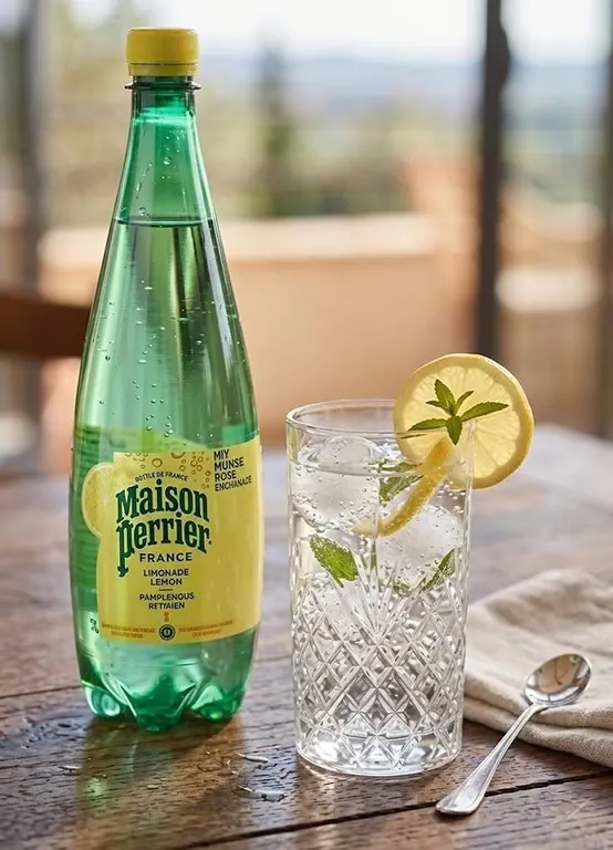 Maison Perrier Lemon Sparkling Water 12 x 1L
