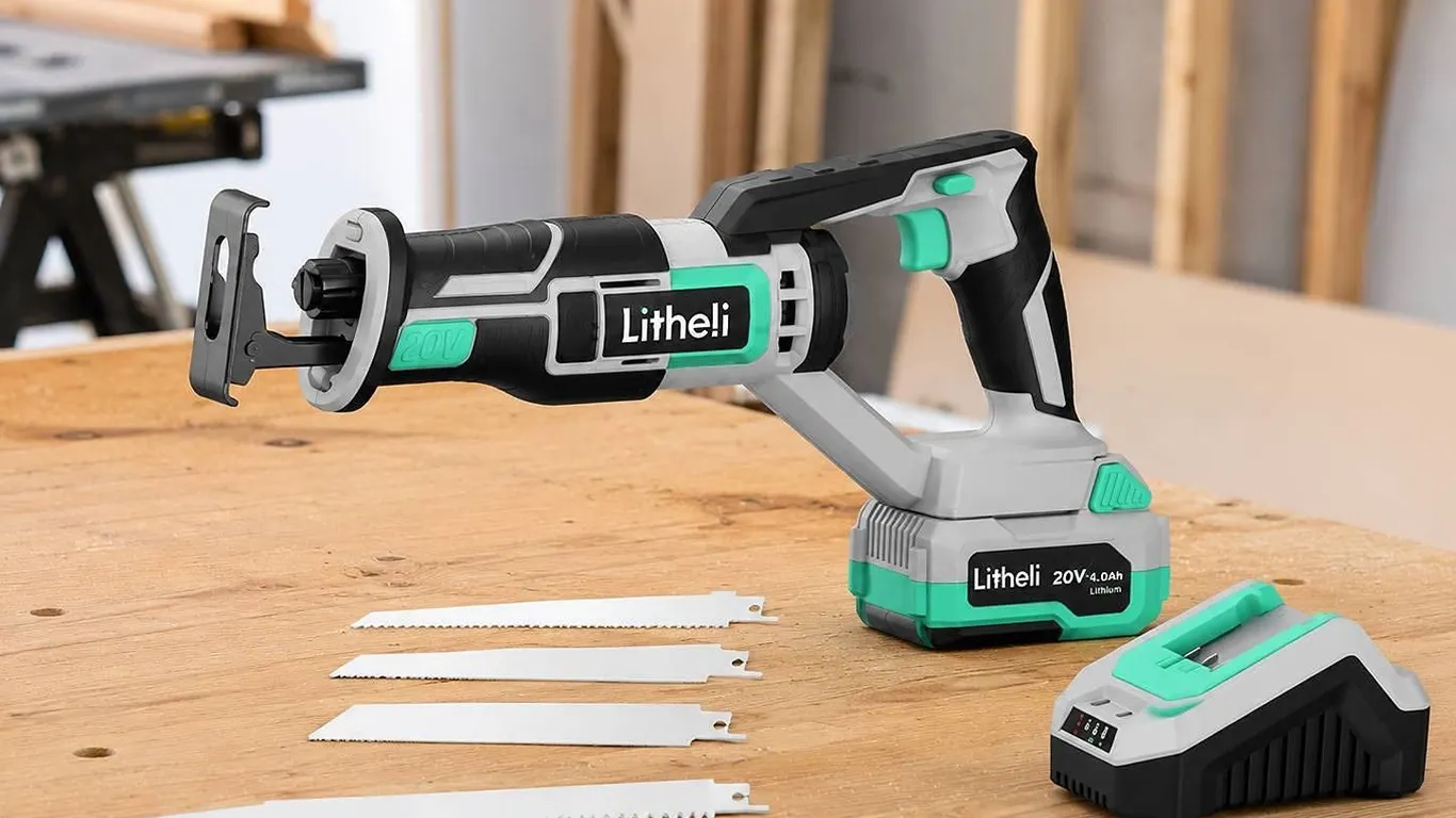 Litheli 20V Cordless Reciprocating Saw