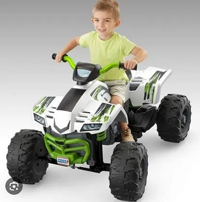 Kids ATV-Style Ride-On Quad with Controls