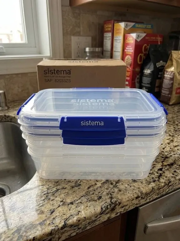Sistema KLIP IT PLUS 2.2L Rectangle 3-Pack Containers