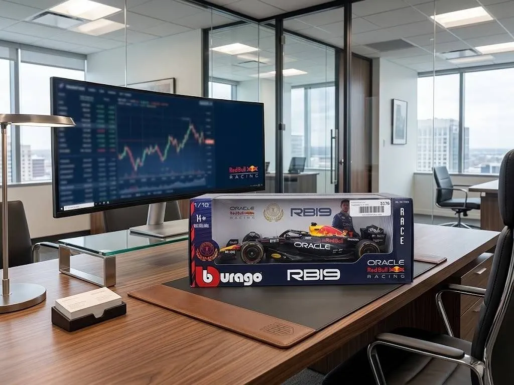 Bburago 1:18 Scale Red Bull RB19 Diecast Model