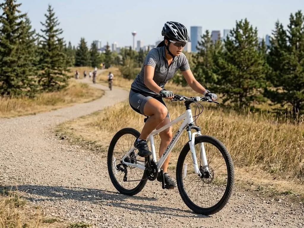 Northrock XCW White Aluminum Mountain Bike