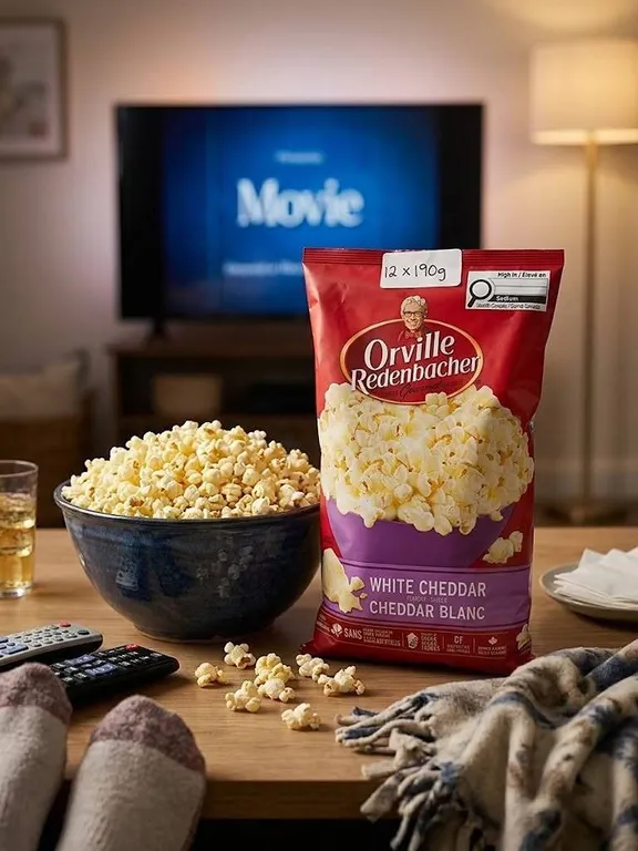 Orville Redenbacher White Cheddar Popcorn 10x190g