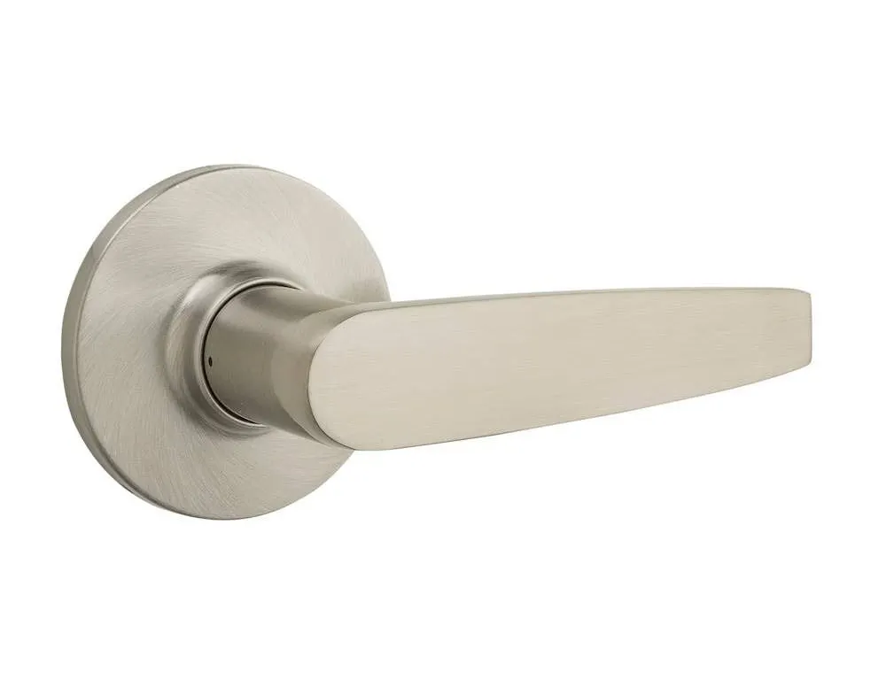 Kwikset Safe Lock Winston Satin Chrome Passage Lever