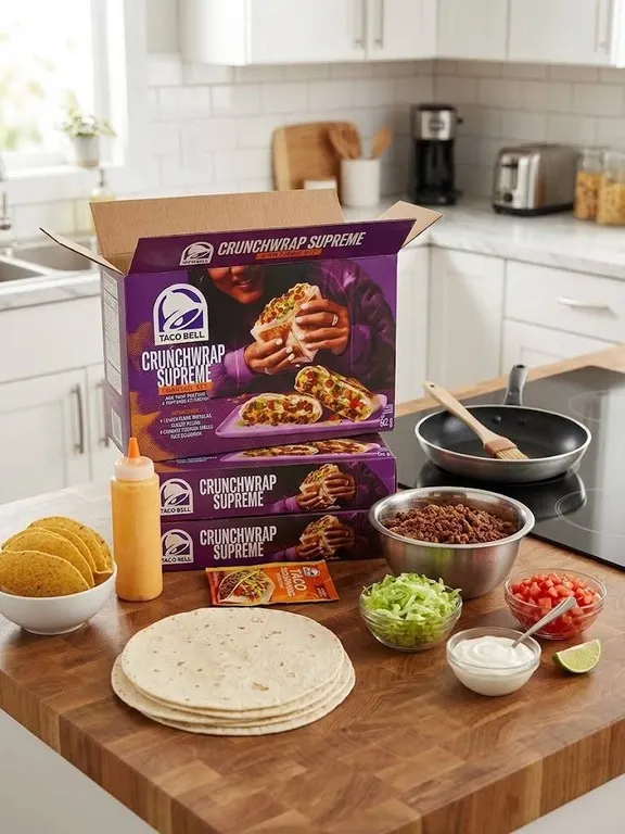 Lot of 2 - Taco Bell Crunchwrap Supreme Cravings Kits