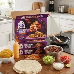 Lot of 2 - Taco Bell Crunchwrap Supreme Cravings Kits