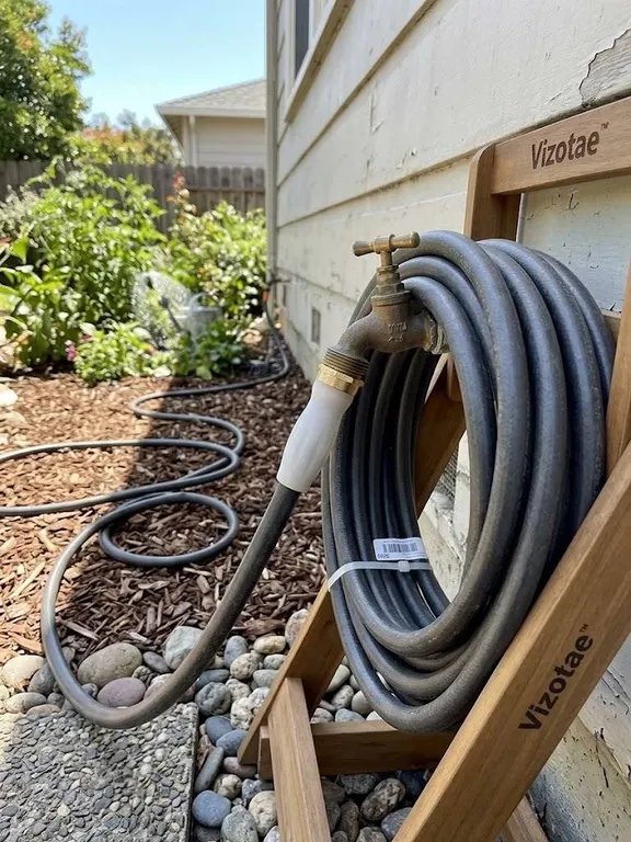 Heavy-Duty Rubber Garden Hose with Fitting