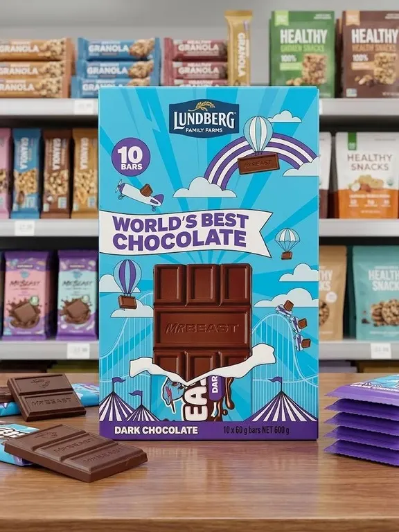 MrBeast Dark Chocolate 10-Bars x 60g