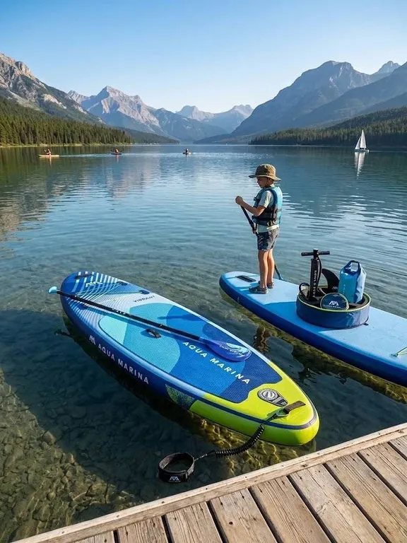 Aqua Marina Vibrant 8' Inflatable Standup Paddle Board
