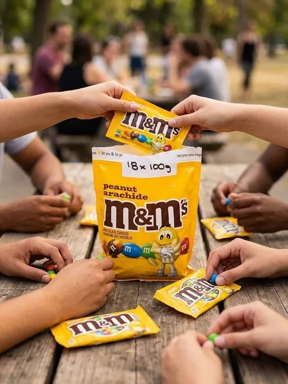 M&M'S Peanut Chocolate Candies 100g Bag