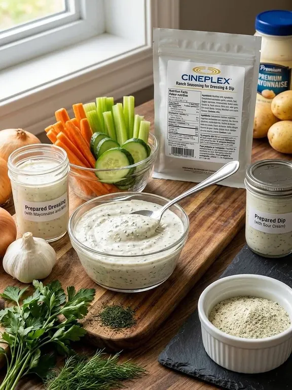CINEPLEX Ranch Seasoning For Dressing and Dips, 15 x 112g Packs